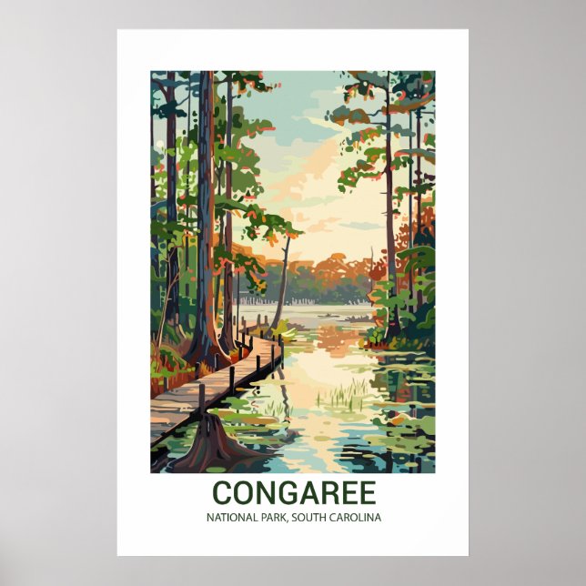 Congaree National Park South Carolina USA Poster (Framsidan)