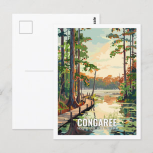 Congaree National Park South Carolina USA Vykort