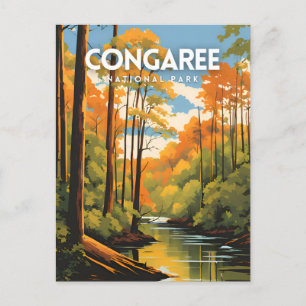 Congaree National Park Travel Vykort