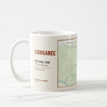 Congaree National Park Vandringsledskarta Mugg
