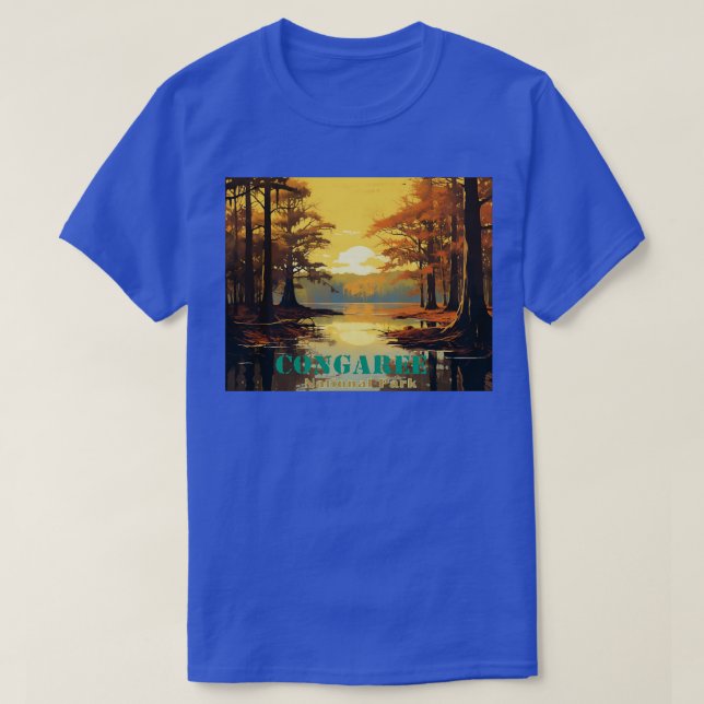 Congaree nationalpark 3 t shirt (Design framsida)
