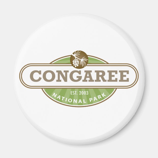 Congaree nationalpark magnet (Framsidan)