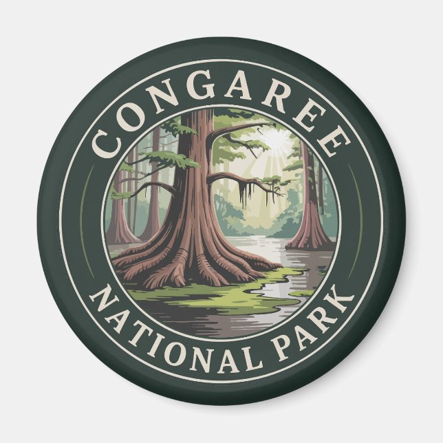 Congaree nationalpark magnet (Framsidan)