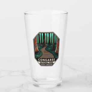 Congaree nationalpark Retro Emblem Glaskopp