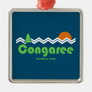 Congaree nationalpark Retro Julgransprydnad Metall