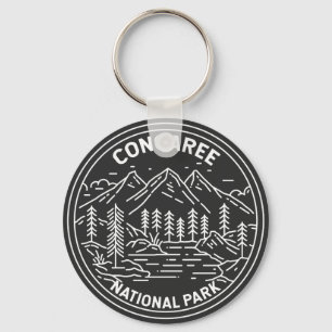 Congaree nationalpark South Carolina Monoline Nyckelring