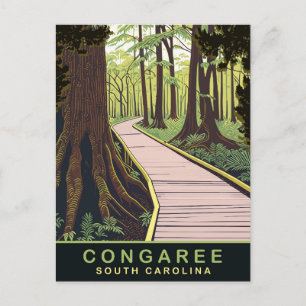 Congaree Nationalpark South Carolina, Resa Vykort