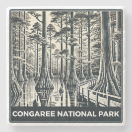 Congaree nationalpark stenunderlägg