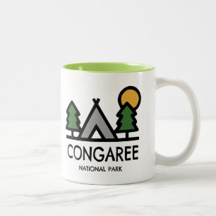 Congaree nationalpark Två-Tonad mugg