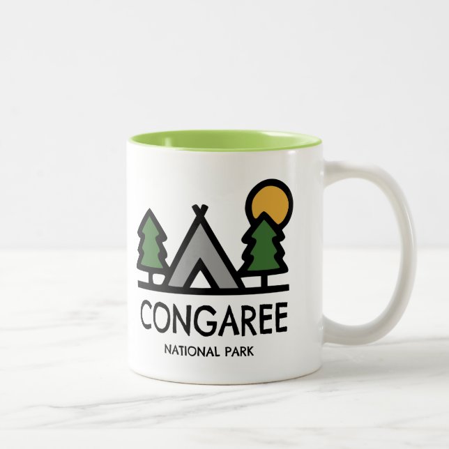 Congaree nationalpark Två-Tonad mugg (Höger)