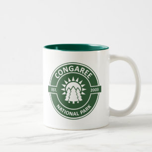Congaree nationalpark Två-Tonad mugg