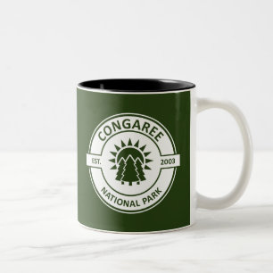 Congaree nationalpark Två-Tonad mugg