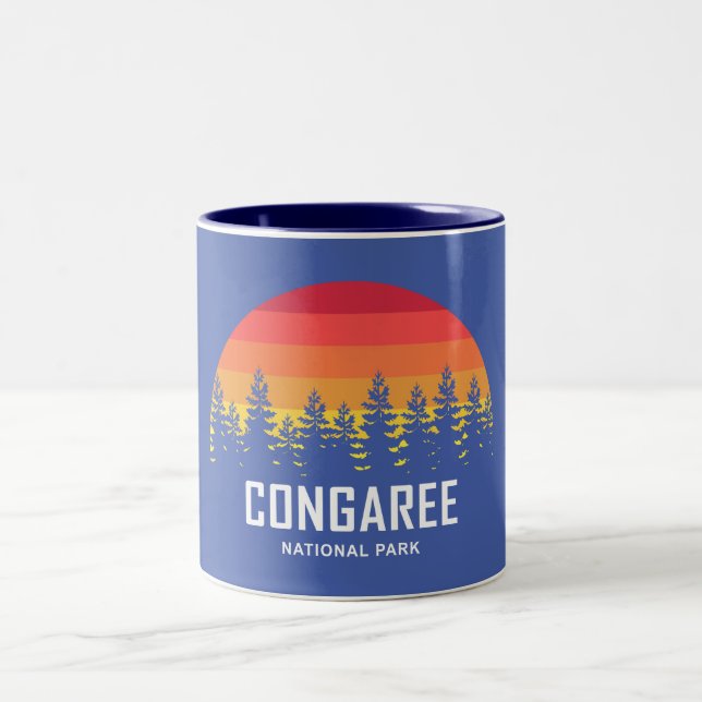 Congaree nationalpark Två-Tonad mugg (Center)