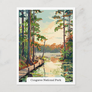 Congaree nationalpark USA vykort