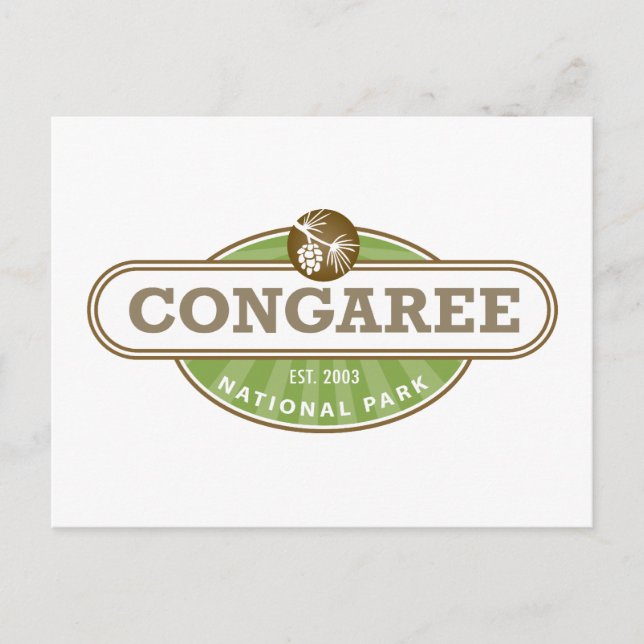 Congaree nationalpark vykort (Framsida)