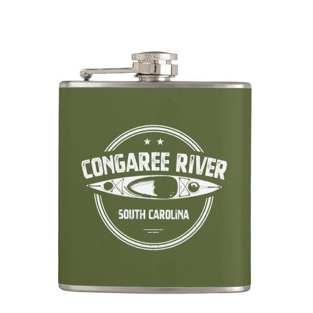 Congaree River South Carolina Kayaking Fickplunta (Framsidan)
