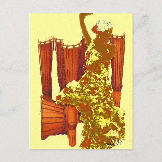 CONGAS PA OCHUN VYKORT (Framsida)