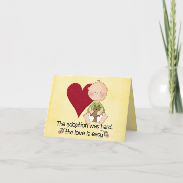 congatulationsadoptionkort kort (Framsida)