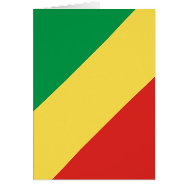 congo republik hälsningskort (Framsidan)