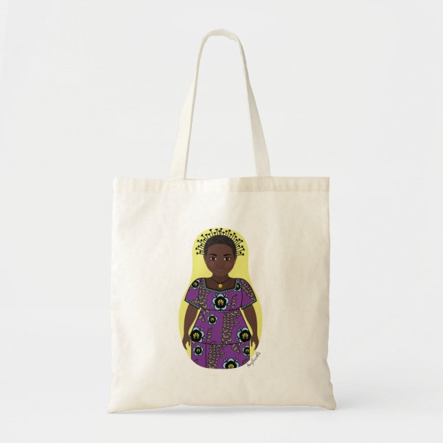 Congolese Matryoshka Bag Tygkasse (Framsidan)