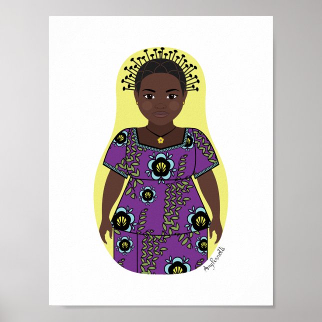 Congolese Matryoshka Poster (Framsidan)
