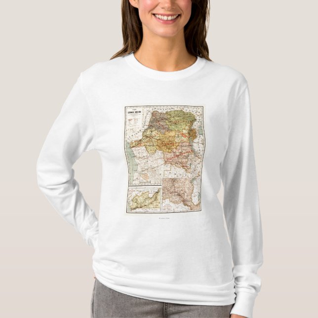 CongoPanoramic MapCongo T-shirt (Framsida)