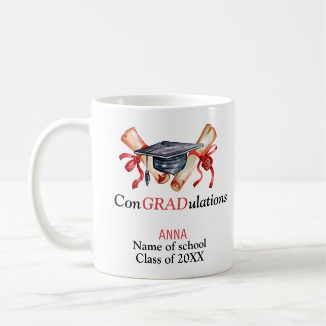 ConGRAD,Personlig Studenten Gift Kaffemugg (Vänster)