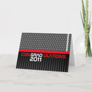 Congradulations klassificerar av 2011 svart rött kort
