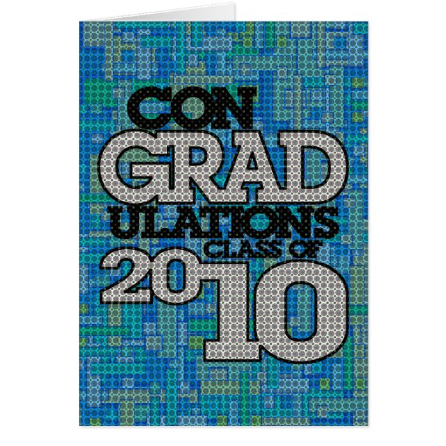 conGRADulations klassificerar av kort för 2010 (Framsidan)