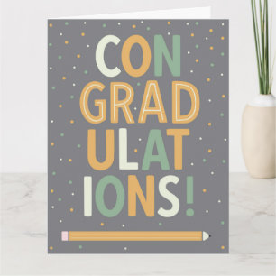 ConGRADulations-Studenten-mappat gratulationskort Kort