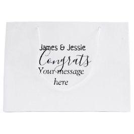 Congrats add name message wedding newly wed couple