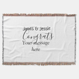 Congrats add name message wedding newly wed couple filt