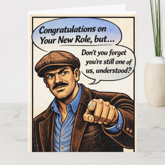 Congrats! Don't forget about us! Tack Kort (Framsida)