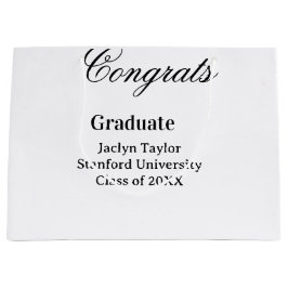 Congrats graduation name university name class of