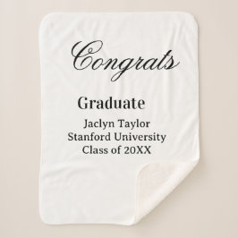 Congrats graduation name university name class of