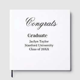 Congrats graduation name university name class of  gästböcker