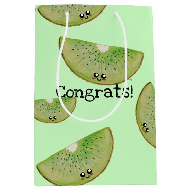 Congrats! Kawaii Watercolor Kiwi (Framsidan)