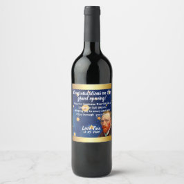 Congrats on Your New Venture: Custom Wine Labels! Vinflaska Etikett