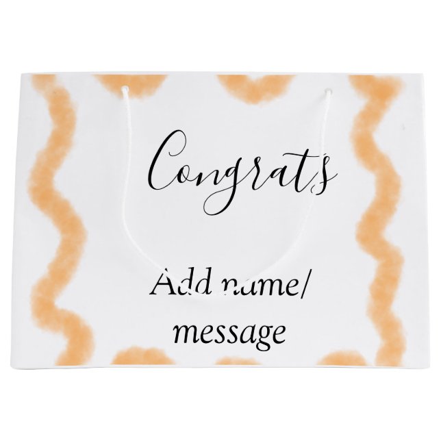 Congrats orange spiral Spanish border boho retro n (Framsidan)
