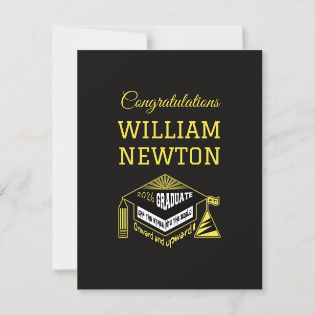 Congratulations, 2026 Graduate! Meddelande (Framsida)