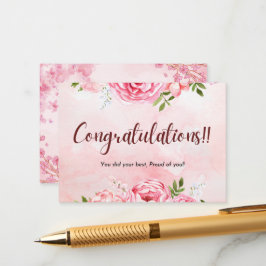 Congratulations Celebration Invitation Card Tilläggskort