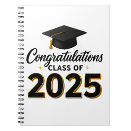 Congratulations Class of 2025 Anteckningsbok