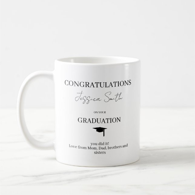 Congratulations Graduate on your Graduation Kaffemugg (Vänster)