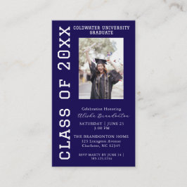 Congratulations Graduate  Photo Card Invitation Tilläggskort