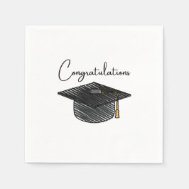 Congratulations Graduation Themed Celebration Pappersservett
