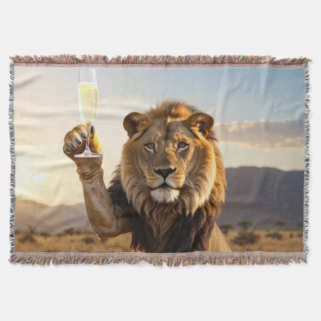 Congratulations Lion Filt (Framsidan)