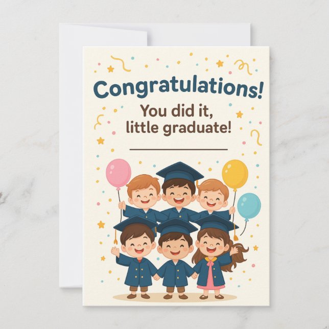 Congratulations Little Graduate Card  (Framsida)
