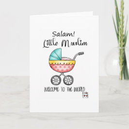 Congratulations - Muslim New Born Kort