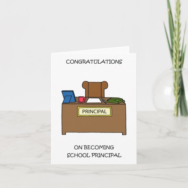 Congratulations on Becoming School Principal Kort (Framsida)