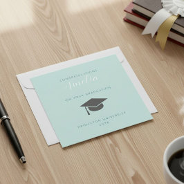 congratulations on your graduation card kort